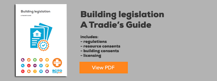 Building legislation booklet tile