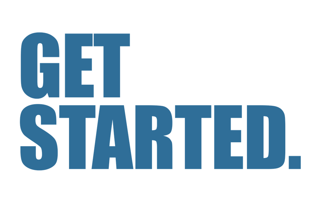 get started blue